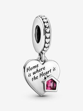 Pandora Love My Home Heart Dangle Charm